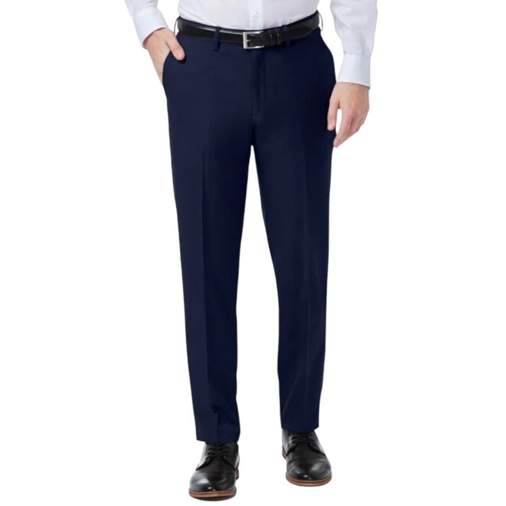 Haggar Slim Fit Men’s Blue Dress Pants 38x32